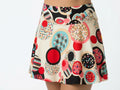 Retro Circles Festival Skirt