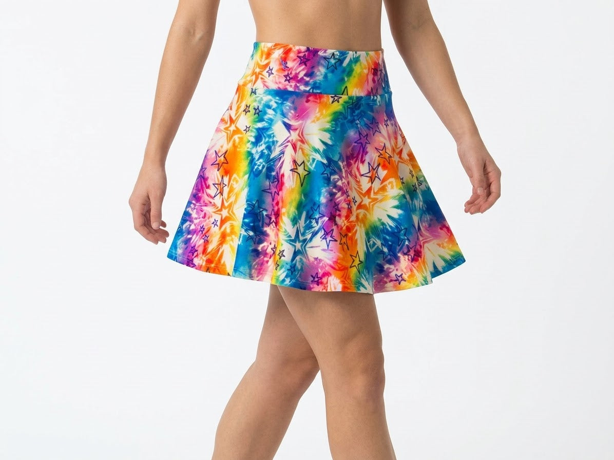 Rainbow Stars Festival Skirt