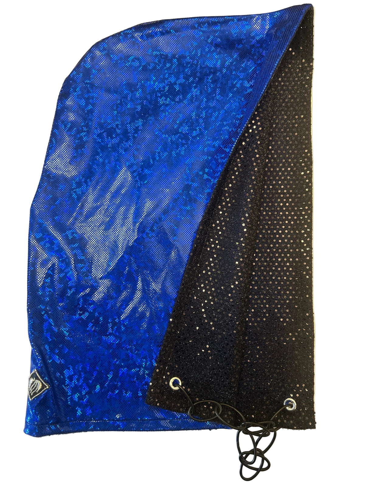 Holographic Blue Festi Hood
