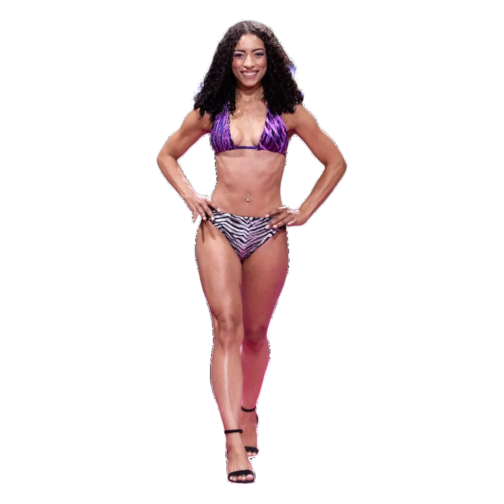 Metallic Leopard Reversible  Bikini