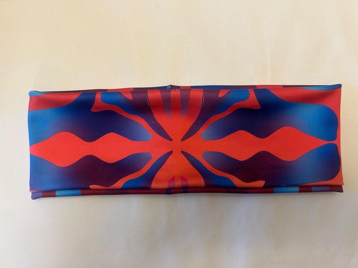 Red Blue Wave headband