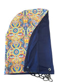 Psychedelic Eyes reversible festival hood