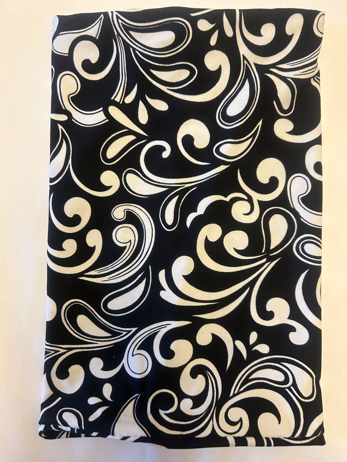 Black White Scroll festival face mask