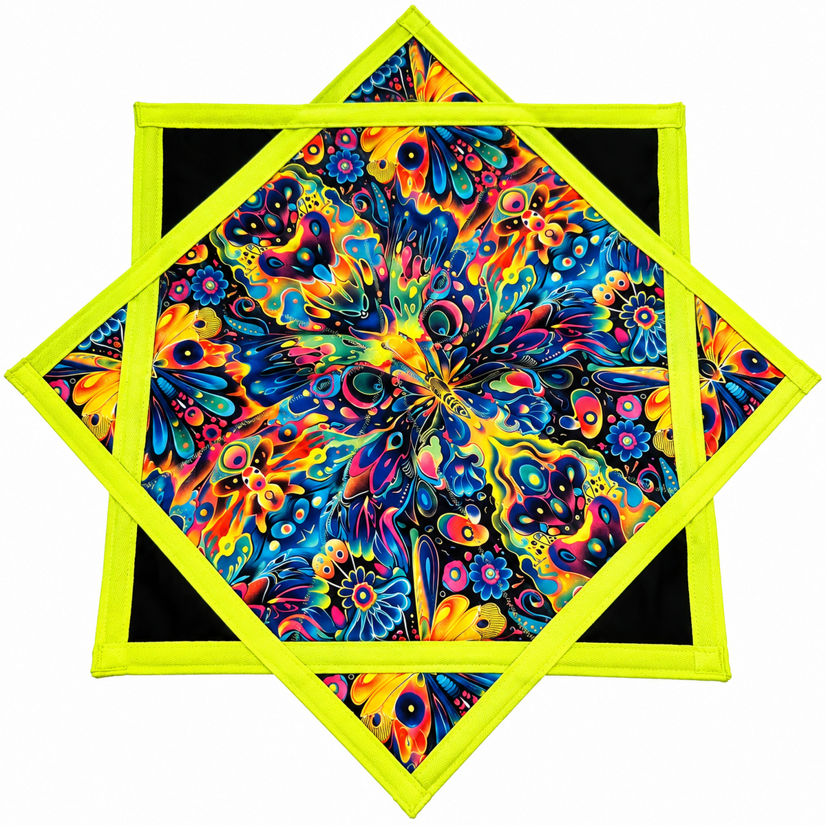 Flowstar – Neon Psychedelic Floral