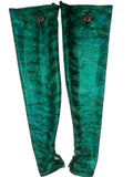 Emerald Shimmer rave sleeve pair