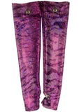 Purple Holographic rave sleeve pair