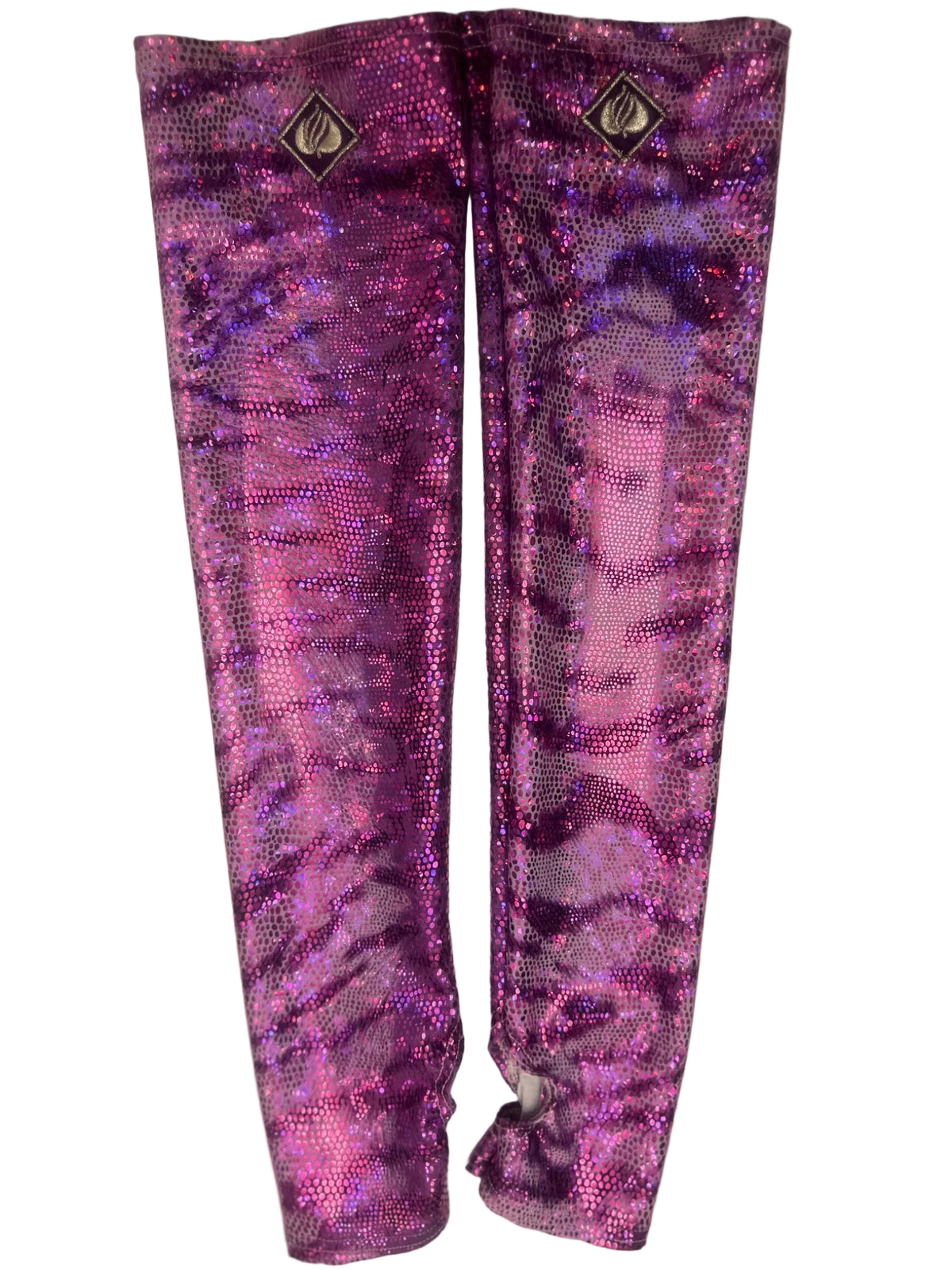 Purple Holographic rave sleeve pair